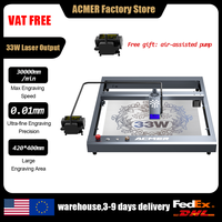 ACMER P2 33W Laser Engraving Machine DIY Logo CNC Laser Engraver With 20W Laser Head Cutter Machine For Leather Wood Acrylic