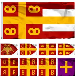 Byzantine Empire Palaiologos Dynasty Flag Empero Constantinople Banner 3X5FT 90X150CM Banner Empire Trebizond