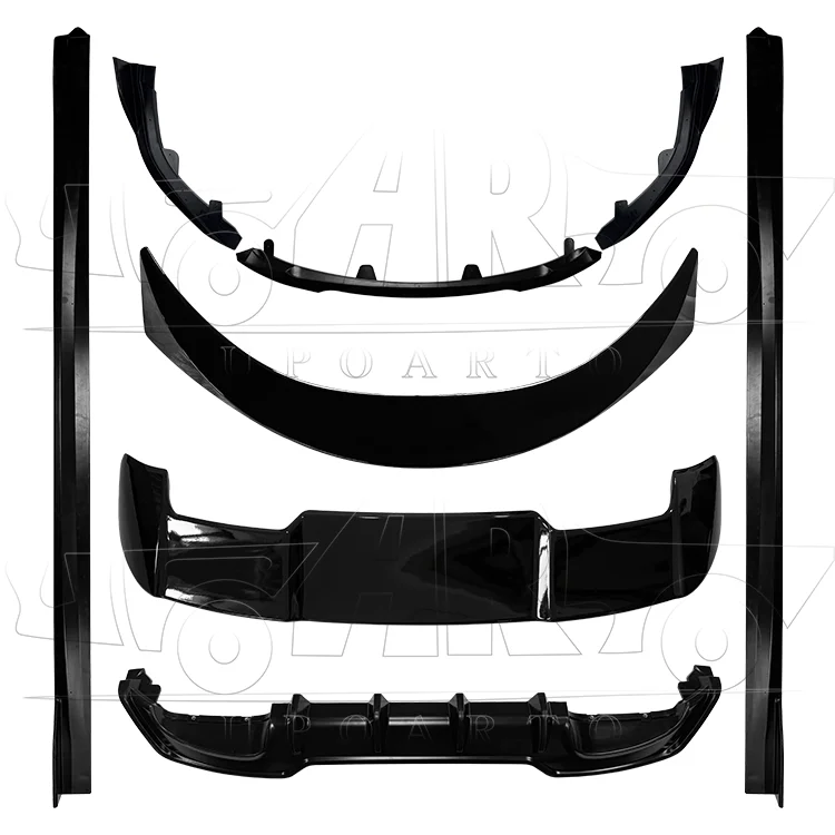 Car Parts Bodykit Transform Body Kit Facelift Glossy Black Plastic Body Kits for Corolla Auris Hatchback 2019 2020 2021