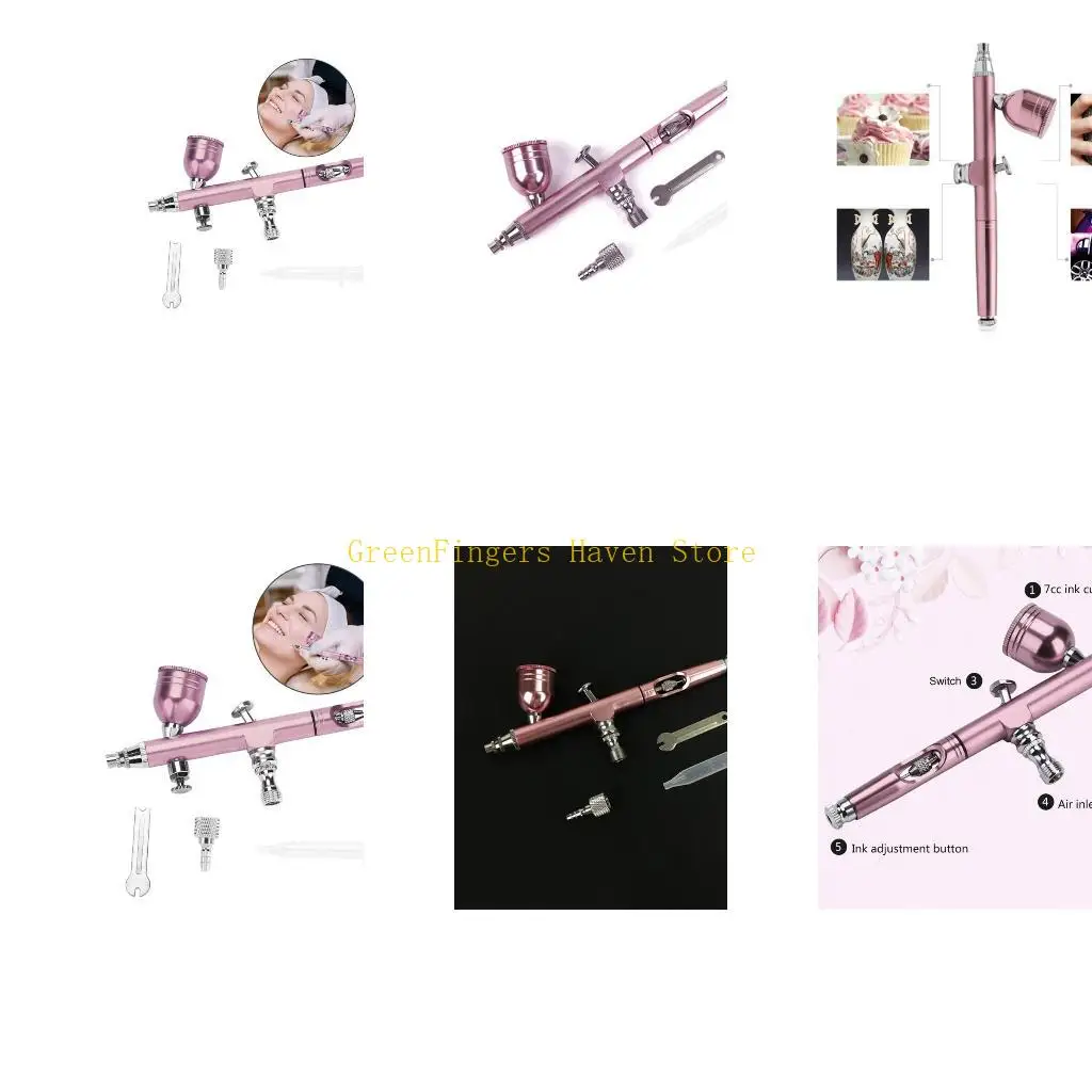 F68D Auto Stop Function Dual-Action Wireless Air Brush Tools Guns