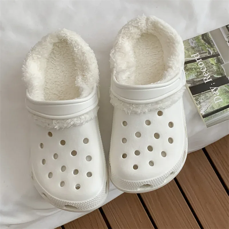 1 Pair Winter Warm Shoe Cover Inserts Replacement Fur Insoles Removable Soft Thickened Shoes Liners Plush Cover Accessories