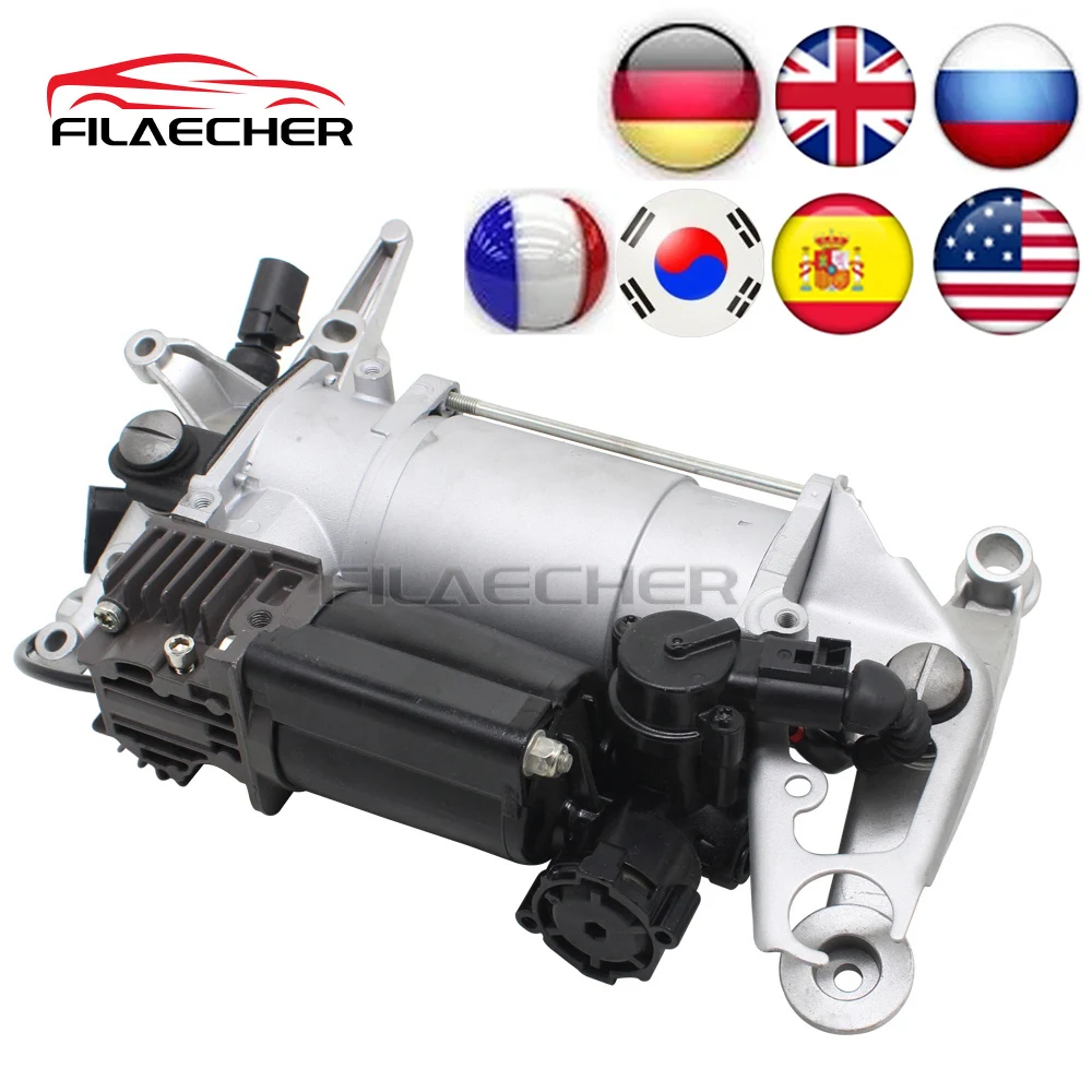 

95535890100 95535890101 Air Suspension Compressor Pump With Bracket For Porsche Cayenne VW Touareg 2002 2003-2010 95535890103