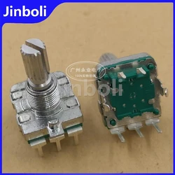 1PCS EC16 Type Rotary Encoder With Switch 5Pins 360 Degree 24 Positioning Audio Volume Digital Pulse Potentiometer