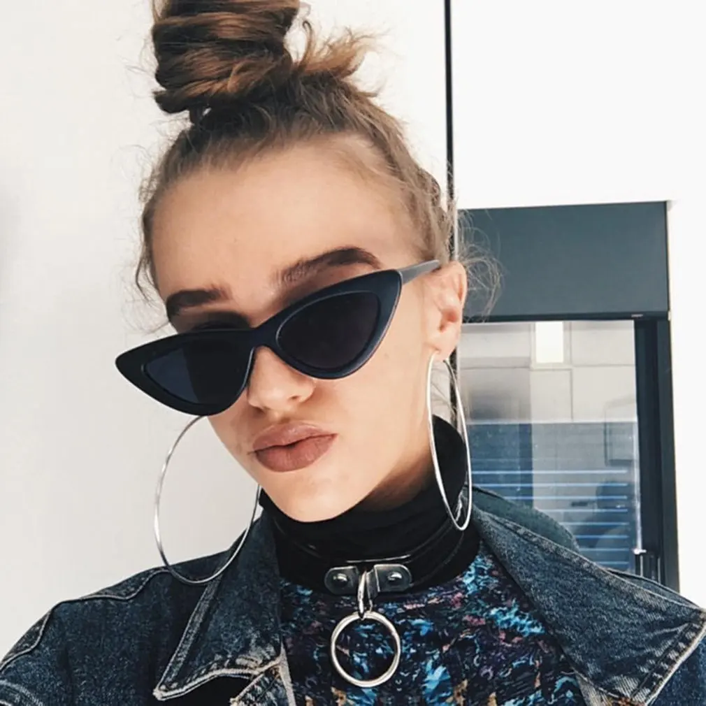 Hot Vintage Fashion Cat Sunglasses Retro Eye Sunglasses Women Triangular Sun Glasses Eyewear Oculos De Sol UV400 Dropshipping