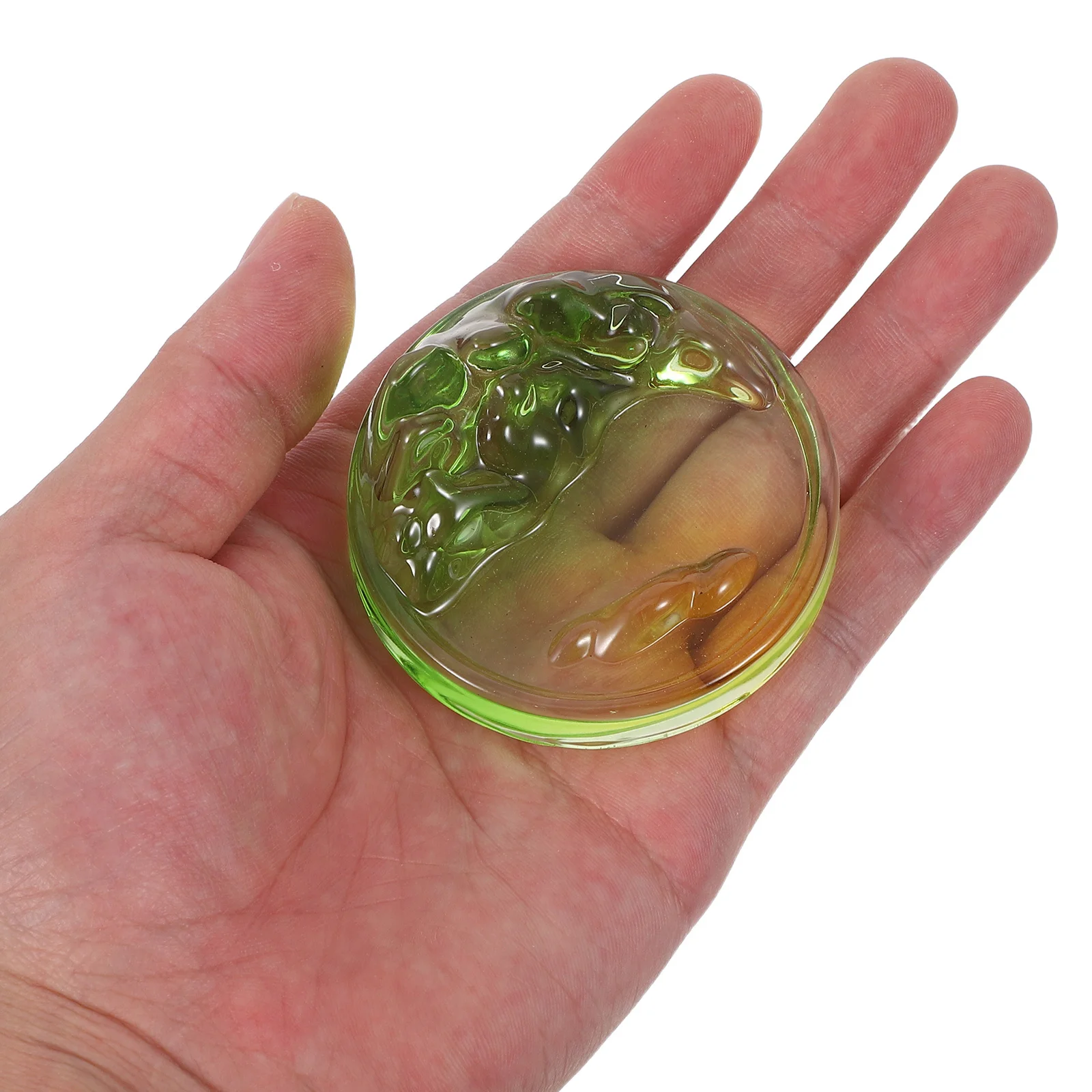 

Multifunctional Glass Ink Dish for Chinese Calligraphy and Painting Integrated Brush Support Elegant Workspace Decor