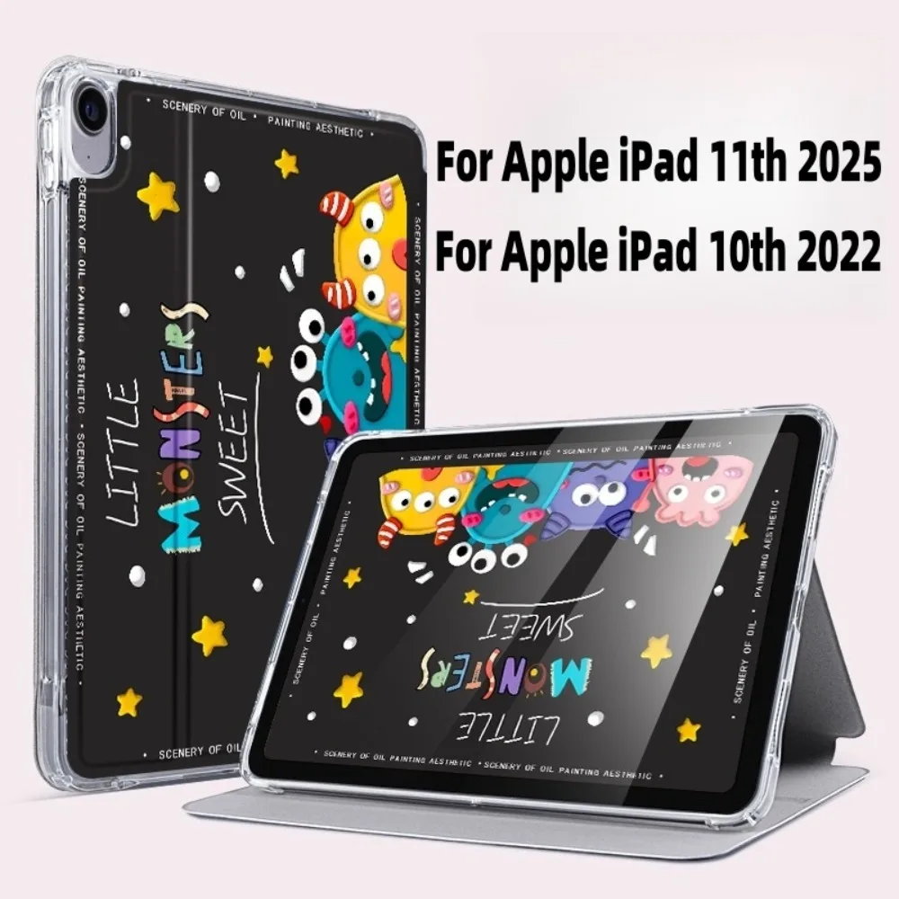 

For iPad 11th Gen Case Fit Apple A16 2025 11inch Magnetic Book Flip PU Stand Smart Tablet Cases For iPad 10th Generation Case