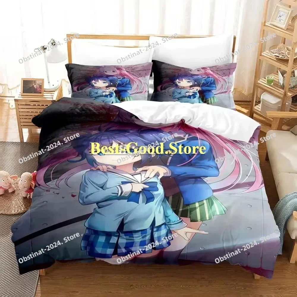 

2023 Happy Sugar Life Bedding Set Single Twin Printed Bed Set With Pillowcase Bed Duvet Cover Soft Single Double Queen King Size