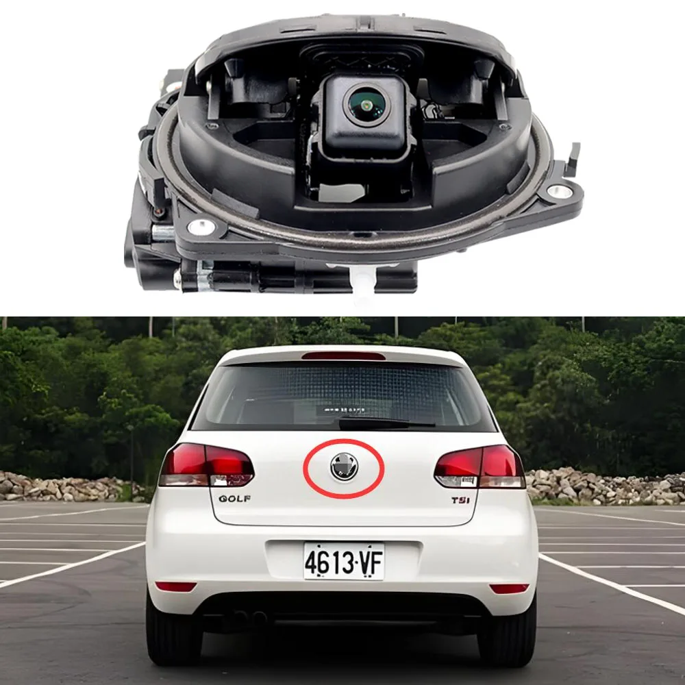 Für Volkswagen VW Golf 5/6 MK6 Passat B6 CC B7 B8 Golf 7 Emblem AHD 1080P Auto Flip Logo Reverse Rückansicht Kamera HD Nachtsicht