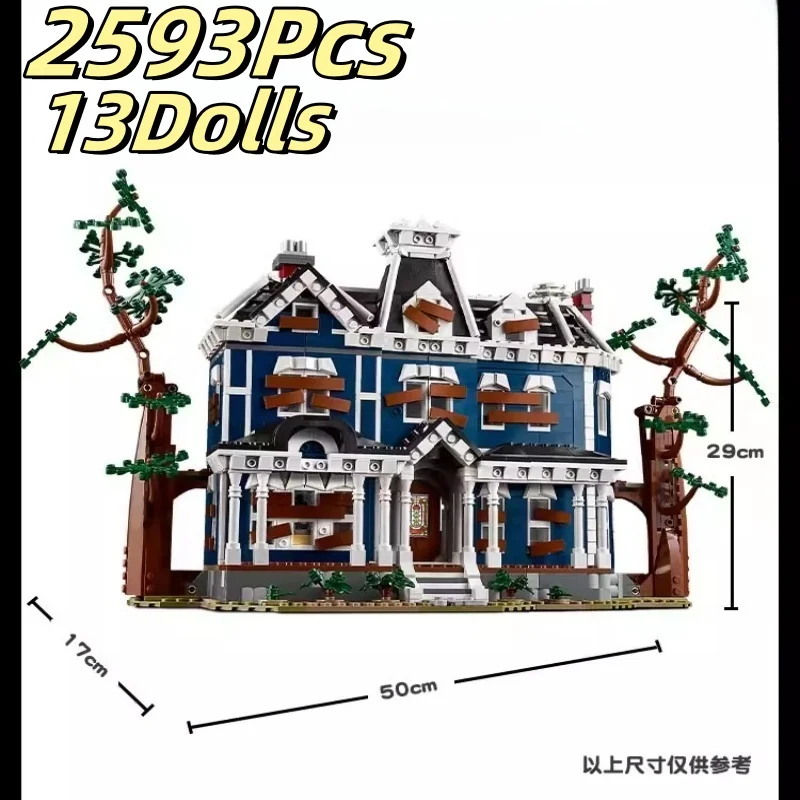 

2026 NEW MOC Ideas Science TV Series Stranger Event Creel House Sets City Architecture 11370 Builing Blocks Kid Toys Gift