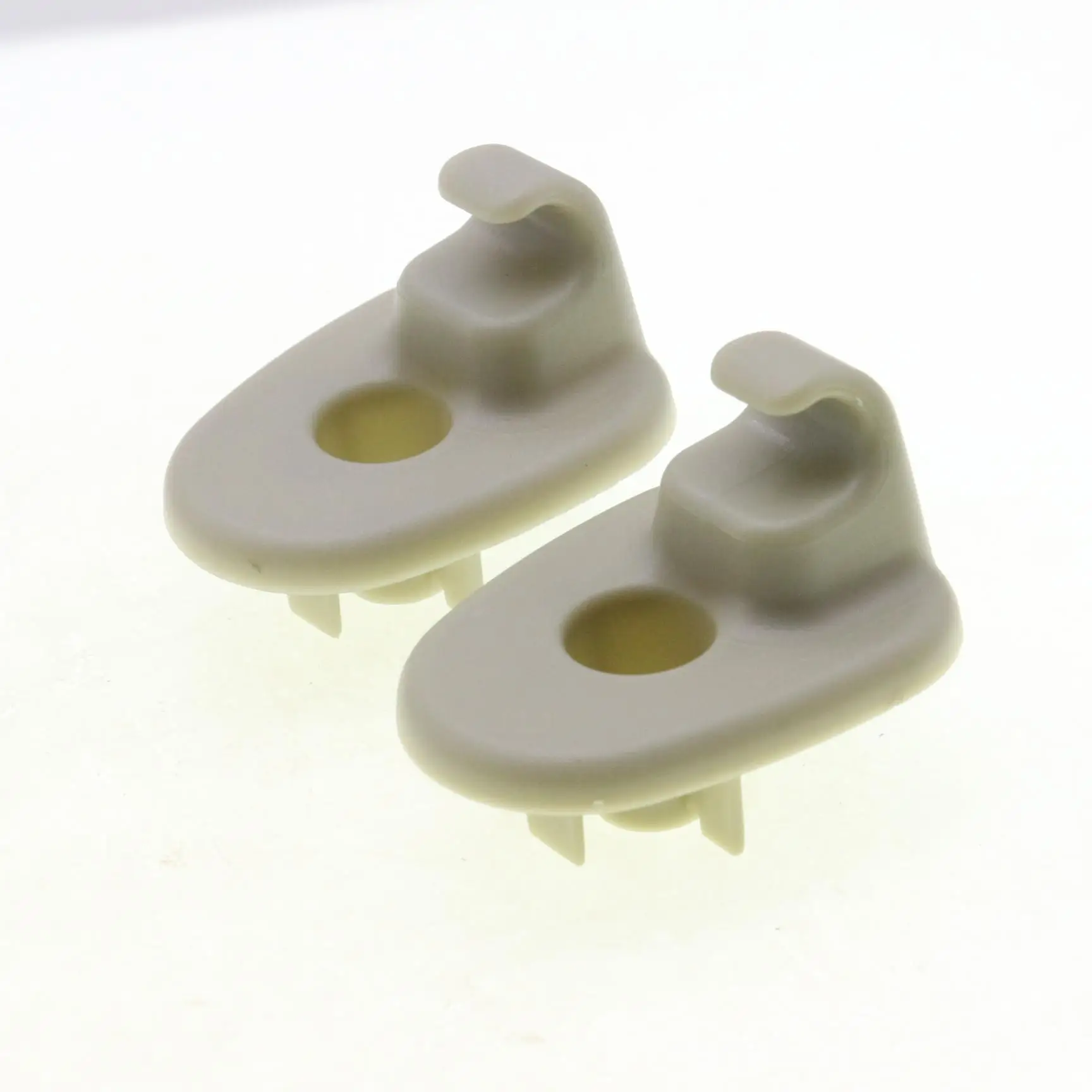 

2 Pcs Sun Visor Moulding Clips Retainers Beige Nylon Fit For Jeep Liberty 2005-2012 Dodge Nitro 2008-2012 Durable Fasteners