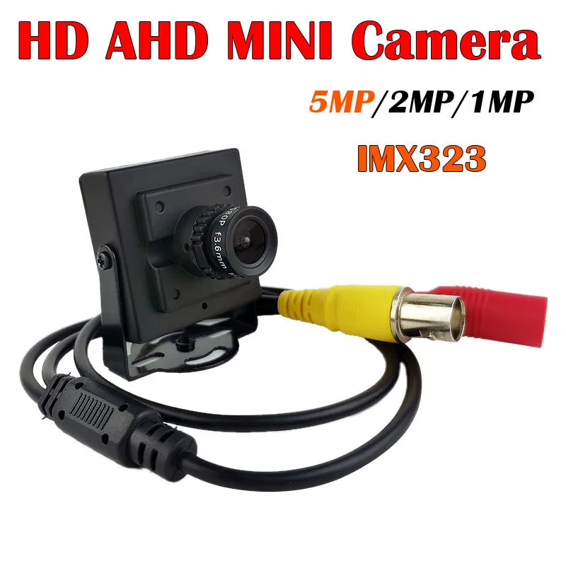Super small cctv AHD Mini Camera 5MP 4MP 2MP 1080P  IMX323 AHD camera HD FULL Micro Security camera indoor AHD mini camera