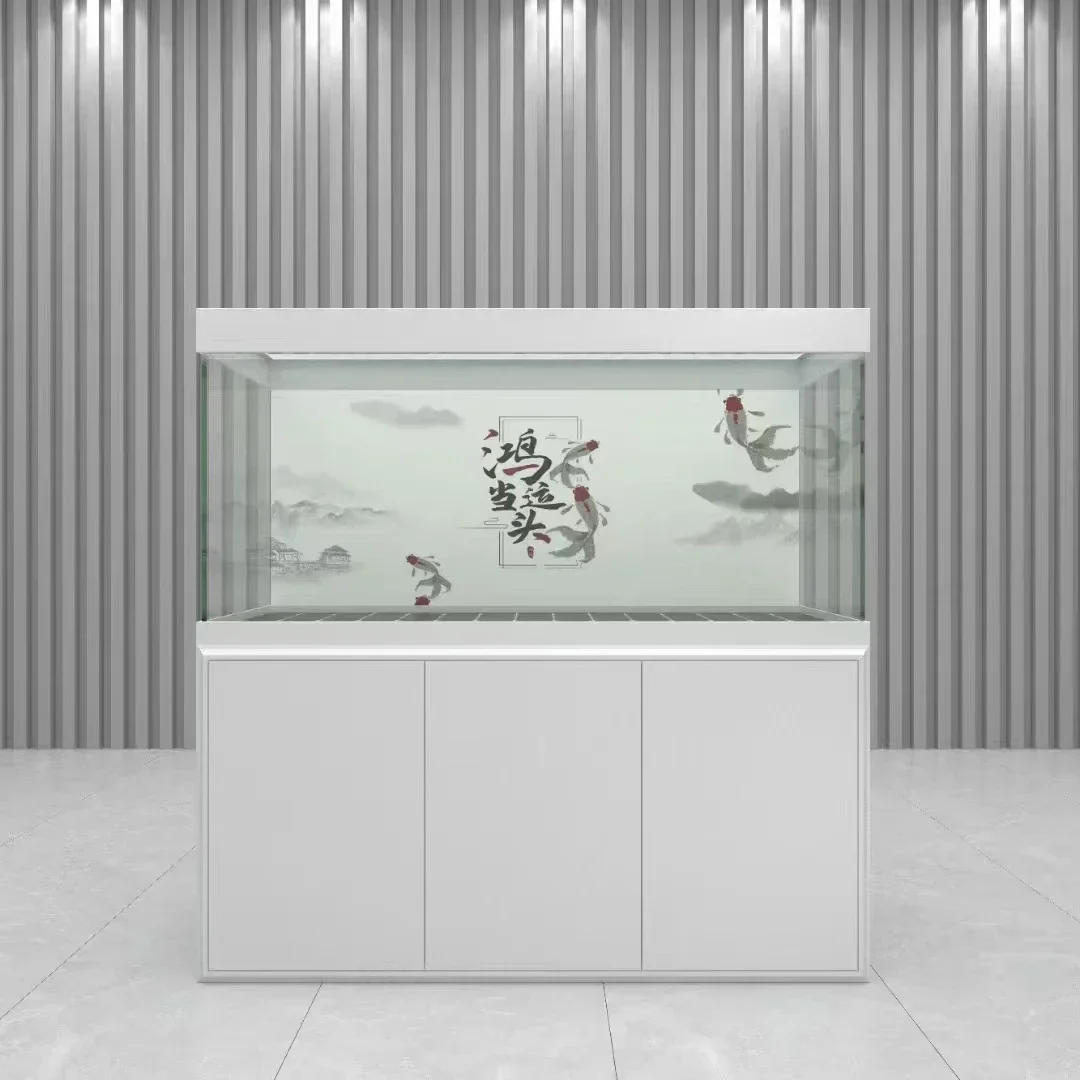 Big Aquarium Decoration Large Glass Fish Tank Transparent Big Fish Tank