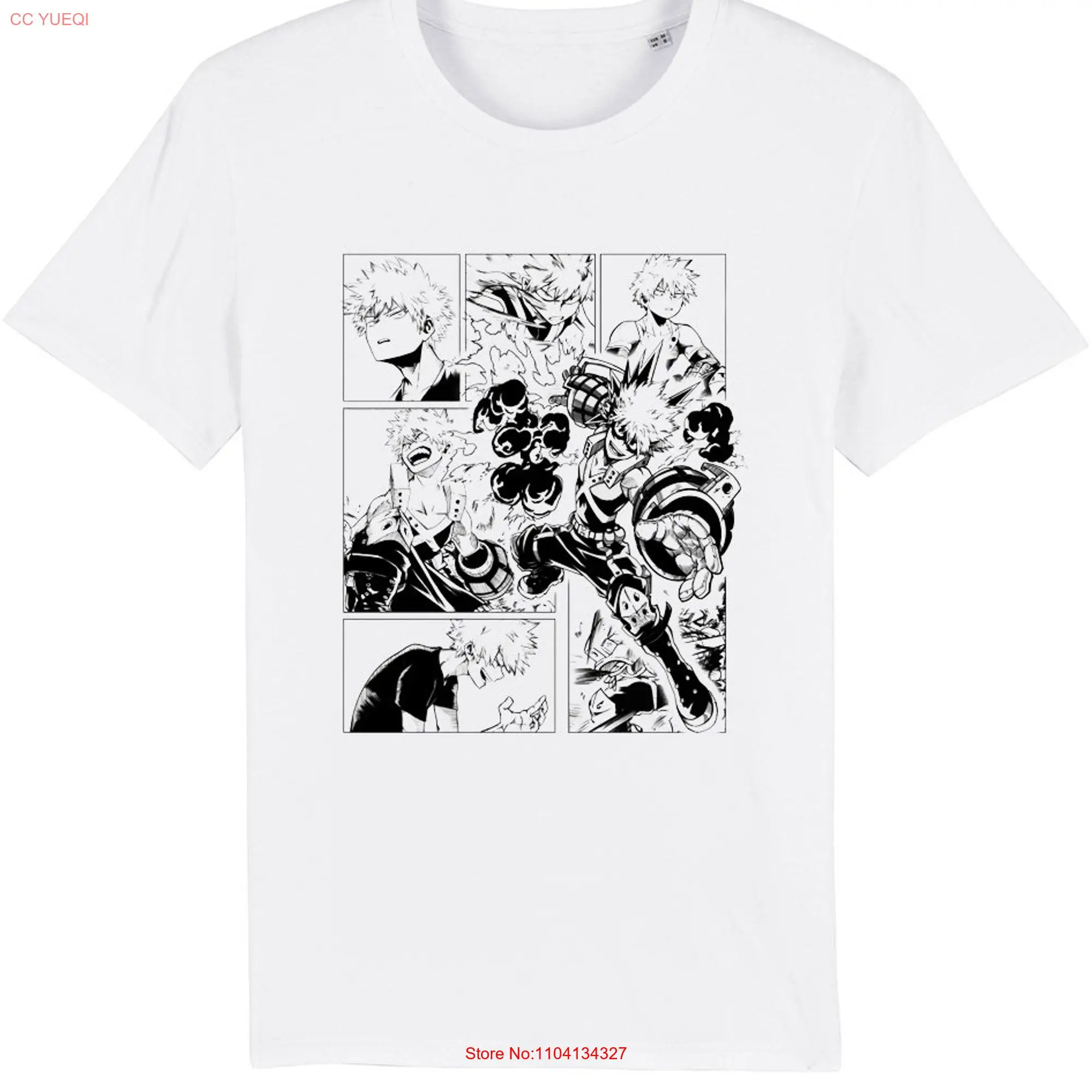 Camiseta de manga larga o corta Katsuki Bakugo