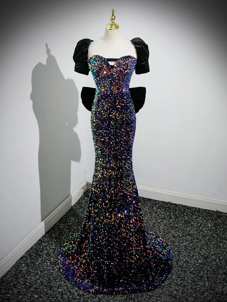 

Элитное вечернее платье-юбка для женщин, роскошное, изысканное, пошитое на заказ, для вокальных сольных выступлений, в пол.