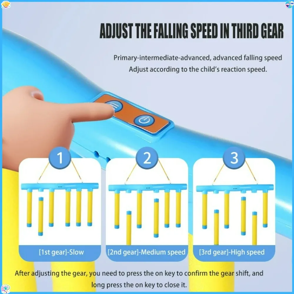 لعبة عصي السقوط للبالغين والأطفال، لعبة تحدي القطرة الممتعة، لعبة التدريب على القدرة على رد الفعل، النشاط التعليمي والرياضة