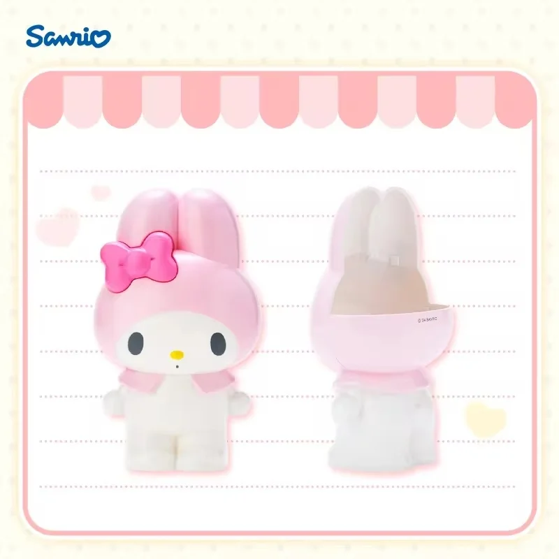 Sanrio Characters Series Kuromi Hellokitty My Melody Cinnamoroll Cute Pen Holder Stationery Makeup Brush Storage Ornament Gift