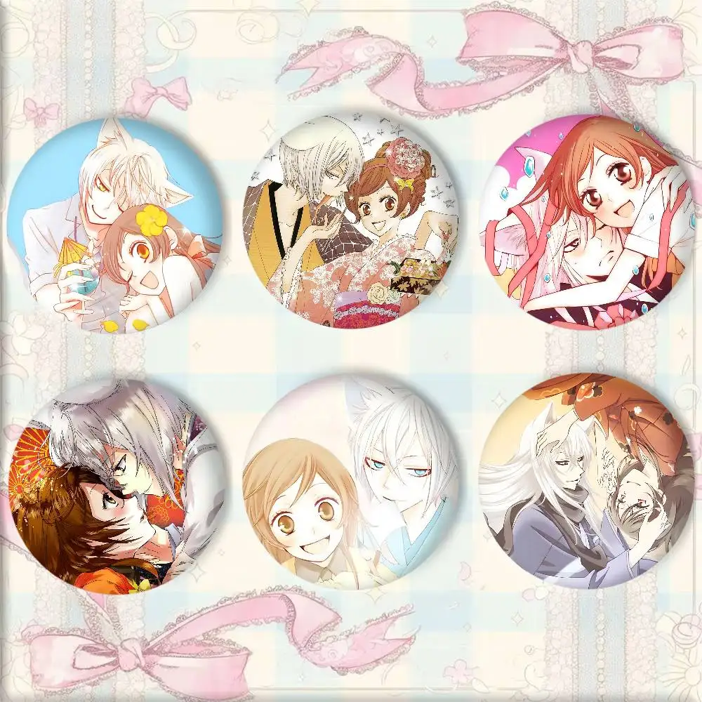 Classic Anime K-Kamisama Kiss Badges 25 32 44 58 75 mm Round Cosplay Pin Bag Decor Fans Collect Friends Gifts Brooch Souvenir