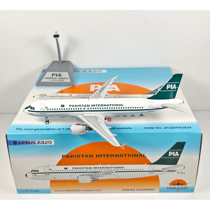 

Inflight 1/200 Scale Pakistani Airlines A320 AP-BLA Alloy Aircraft Model Collection Ornament Gift Toy