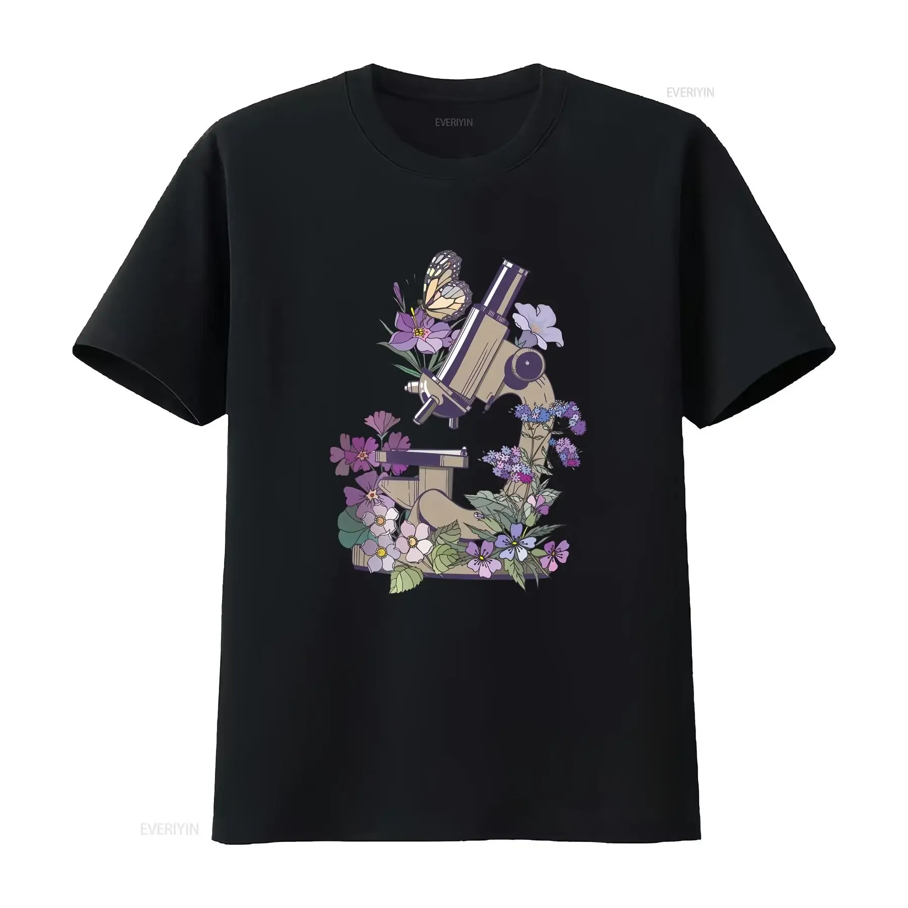 Microbiology T Shirt Microbiologist Laboratory Scientist PhD Graduation Microscope Biology Teacher MLT Medical Lab Tech