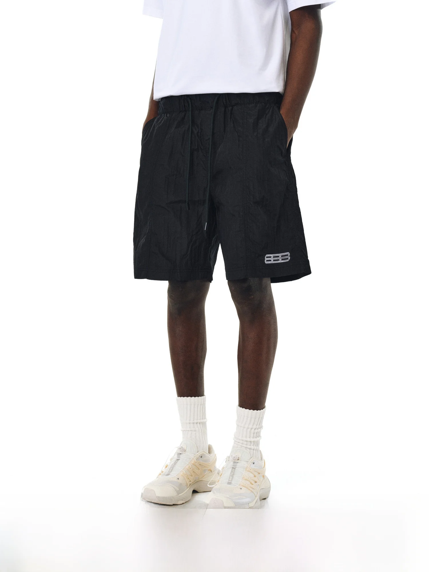 

FPA Глянцевая структура orts Свободный крой Длина пять четвертей Fitn Мужские брюки-карго Прямые штаны Баскетбольная спортивная одежда