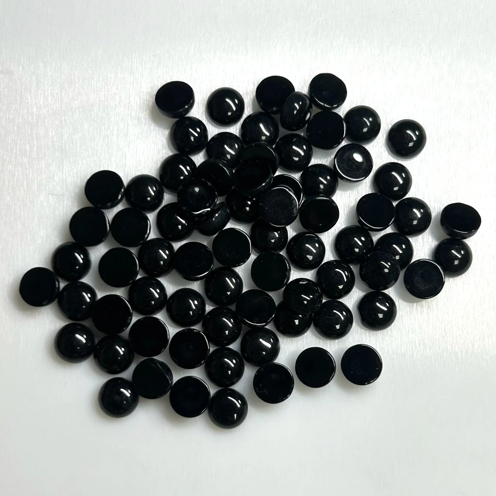 الأصلي مسطحة القاع 1.5 مللي متر إلى 4 مللي متر العقيق الأحمر الطبيعي جولة كابوشون أحجار كريمة مفكوكة