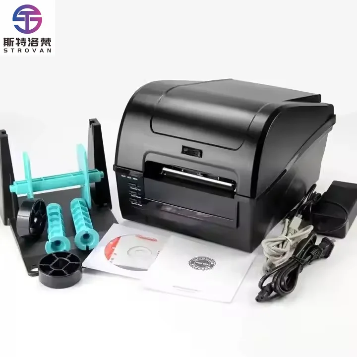 C168 200S Industrial Label Thermal Transfer Barcode Printer 203dpi 6ips Barcode Printer for Express Warehouse Office
