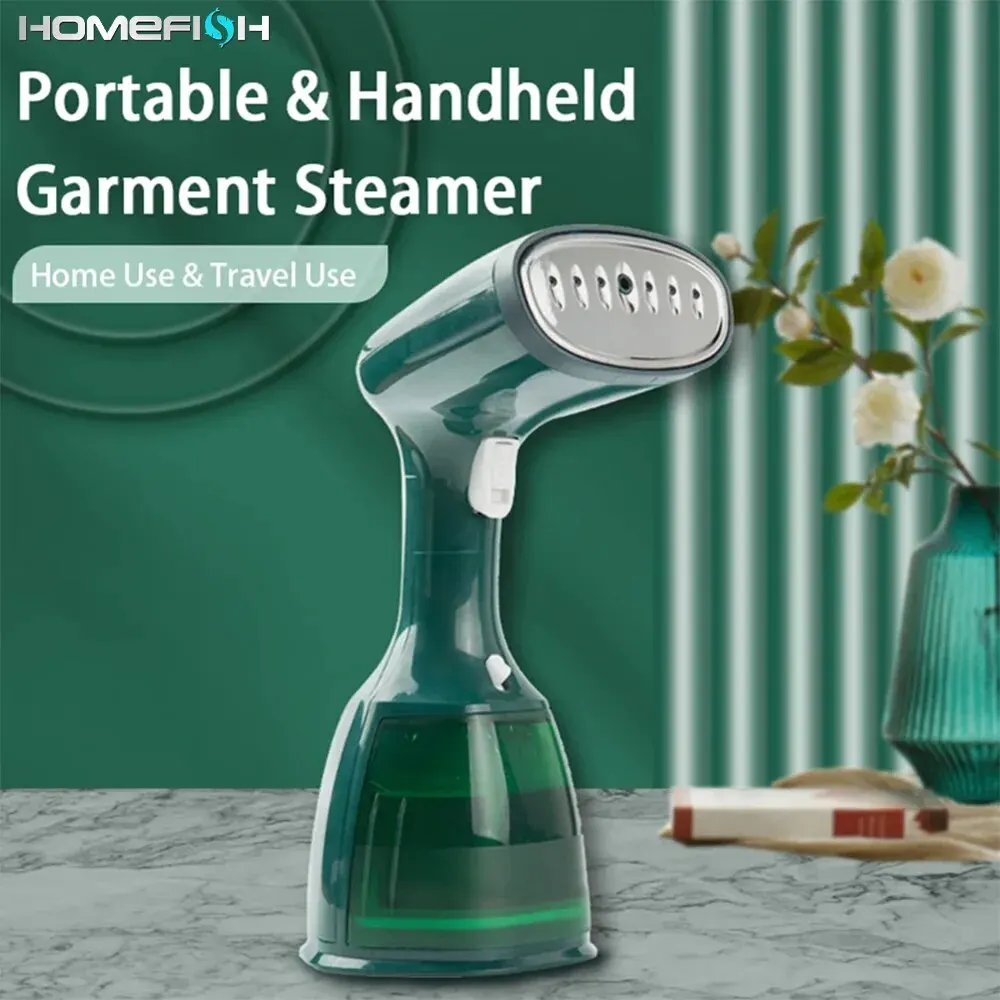 Garment Steamers 280ml Handheld Fabric Steamer 7 Holes 20 Seconds Fast-Heat 1500W Garment Steamer for Home Travelling Portable