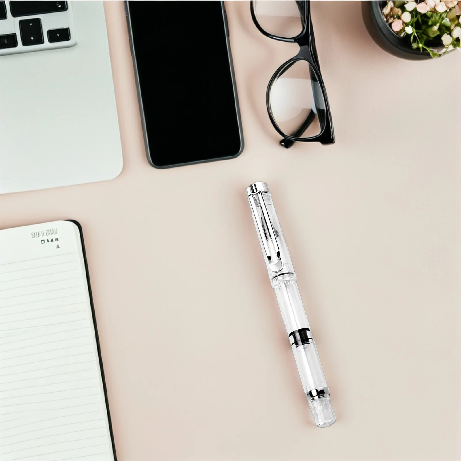 

5 Pcs Calligraphy Pens Soft Fountain Water Color Brush Goat Refillable Aesthetic