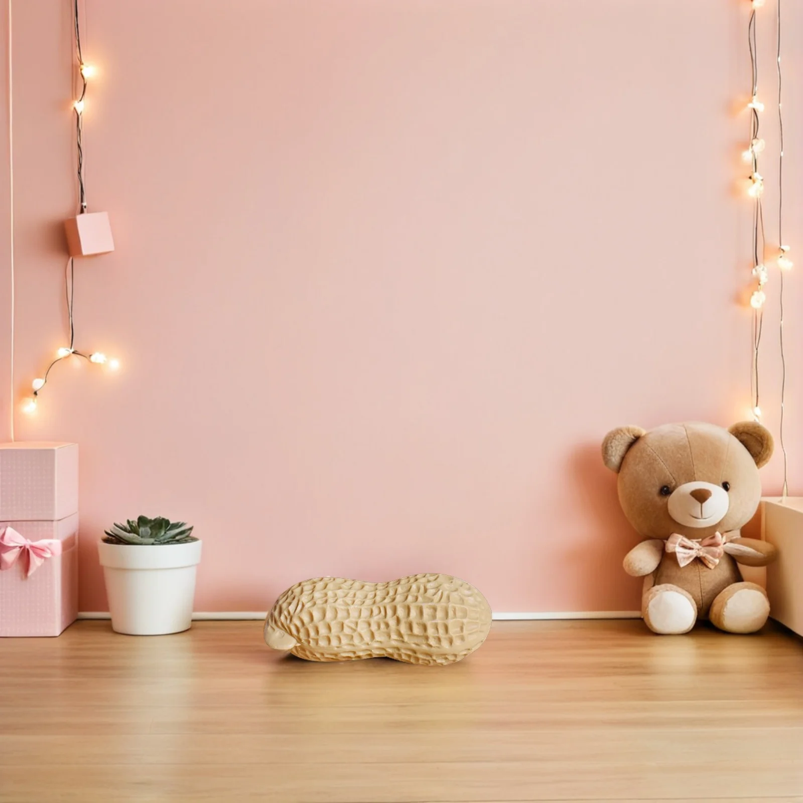 

Large Simulation Peanut Prop For Photography Decor Unique Foam Artificial Peanut Table Centerpiece Holiday Display