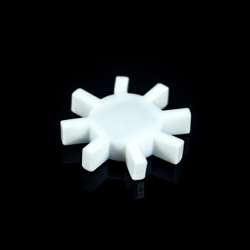 PTFE محرك مغناطيسي بار خلاط تحريك بولي رباعي فلورو إيثيلين الأبيض المثمن شكل اثارة القضبان 41 مللي متر تدور القضبان البرقوق والعتاد شكل #4