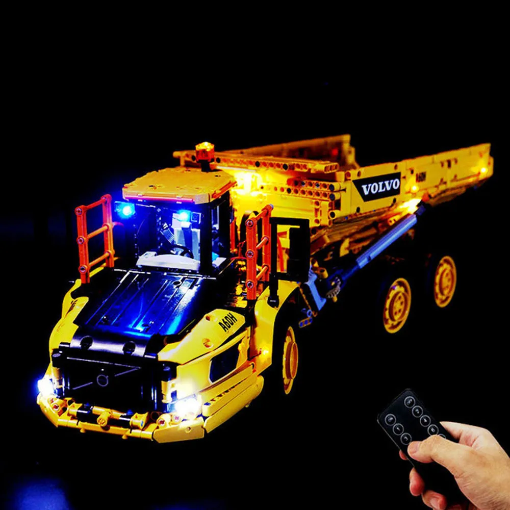 LED Light For 42114 6x6 Articulated Hauler Truck Technical Car Lamp Building Blocks Bricks  (Not Include Block Model)