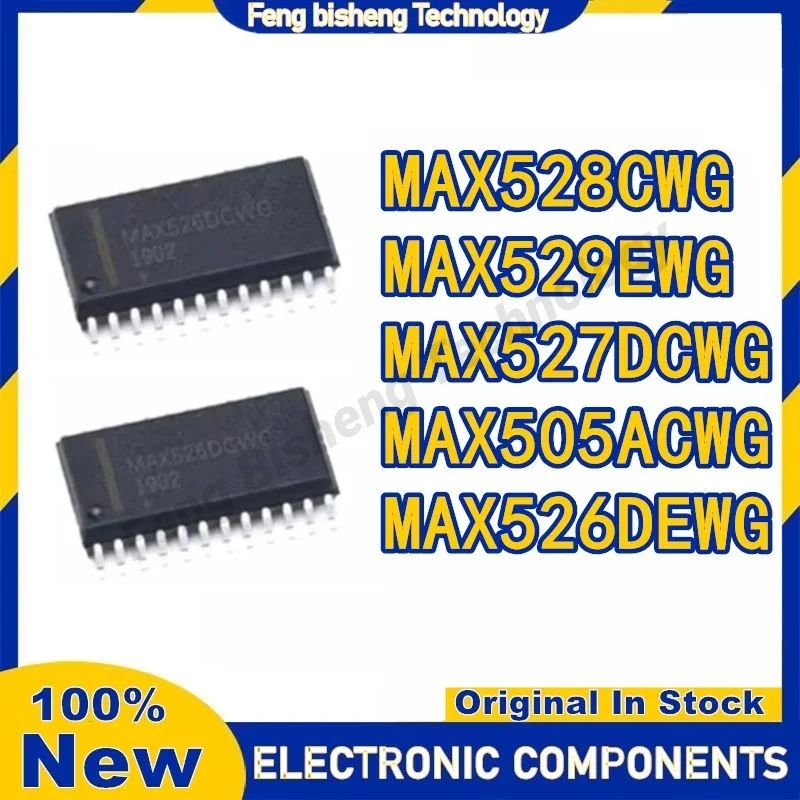 

MAX529EWG MAX528CWG MAX526DEWG MAX527DCWG MAX505ACWG SOP-24 Новый оригинал на складе