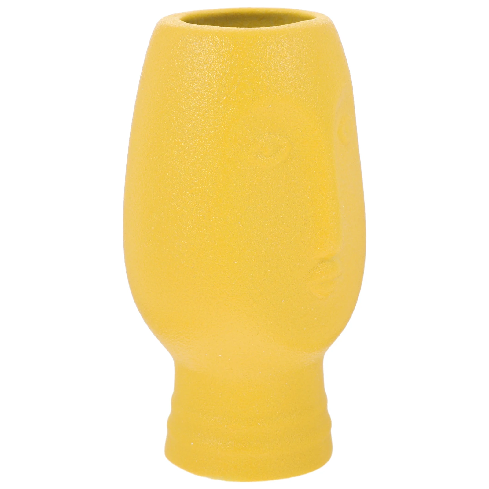 

Vintage Artistic Ceramic Vase Face Shape Flower Pot Desktop Planter Home Decor Ceramic Face Vase Plant Pot Vases for Decor