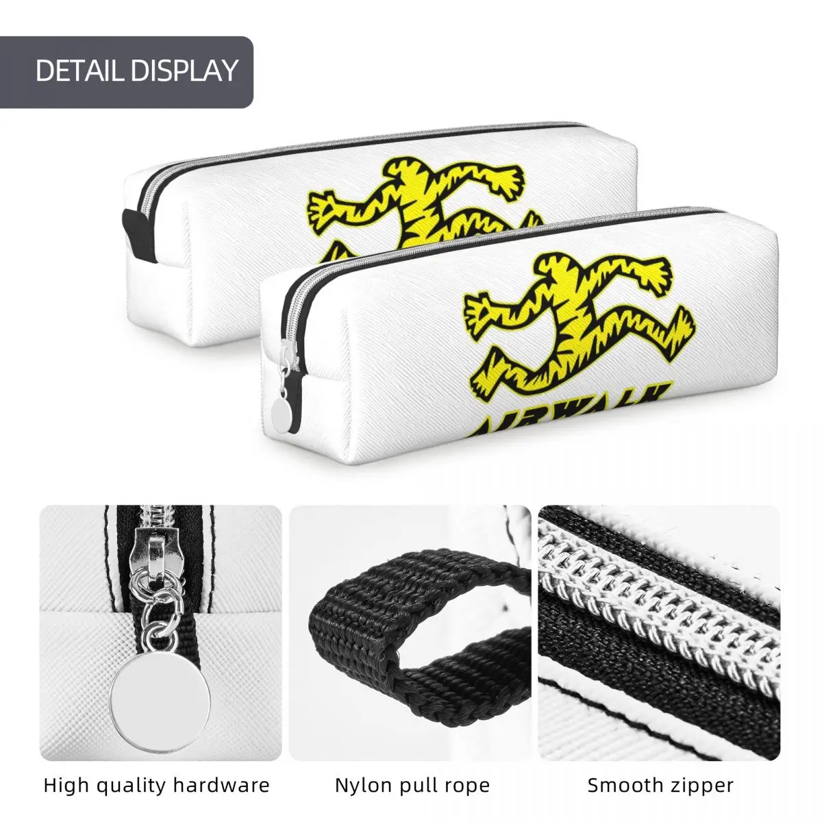 الوشم المدرسة القديمة Airwalk مقلمة سعة كبيرة أكياس القلم صندوق القلم للبنين بنات طالب القرطاسية قلم رصاص الحقيبة حقيبة مستحضرات التجميل #6