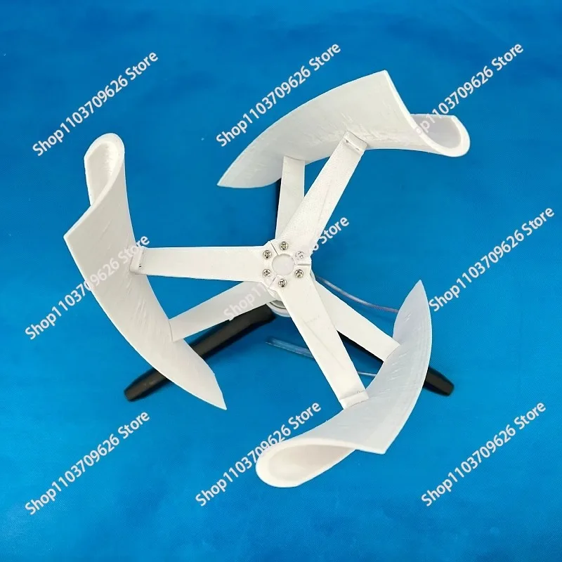 3D printing PAL material, micro wind turbine, vertical axis brushless DC generator, wind and solar complementary