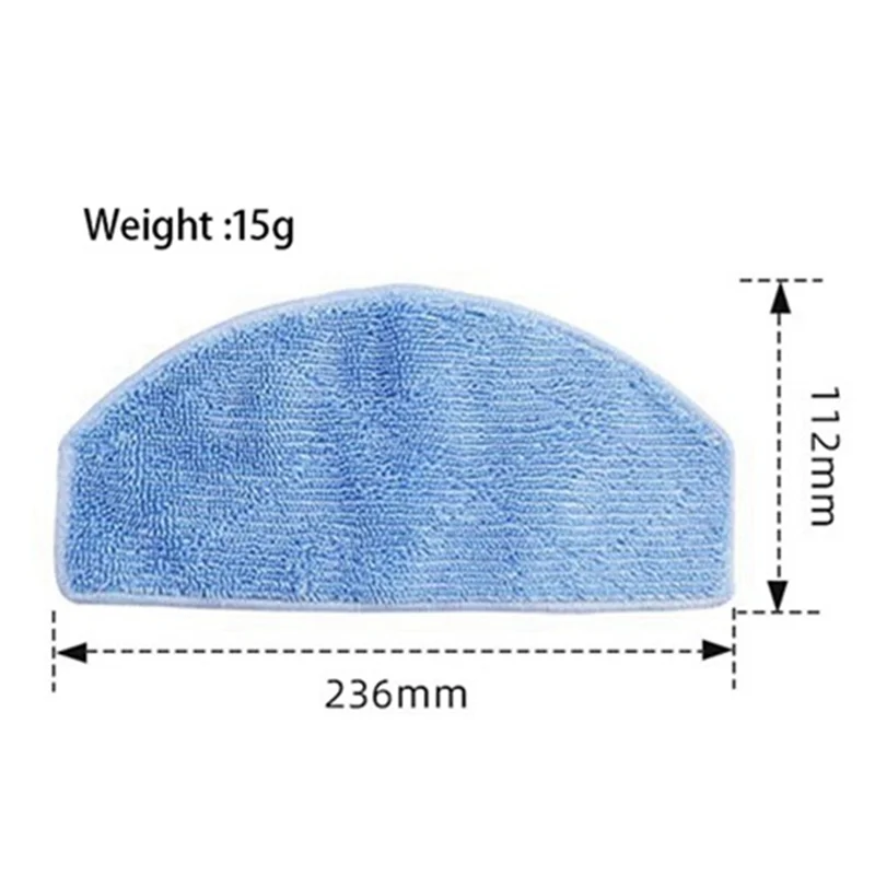 Accessoires de remplacement pour torchon, A94E-12 pièces, pour Robot de balayage Tikom G8000/G8000pro