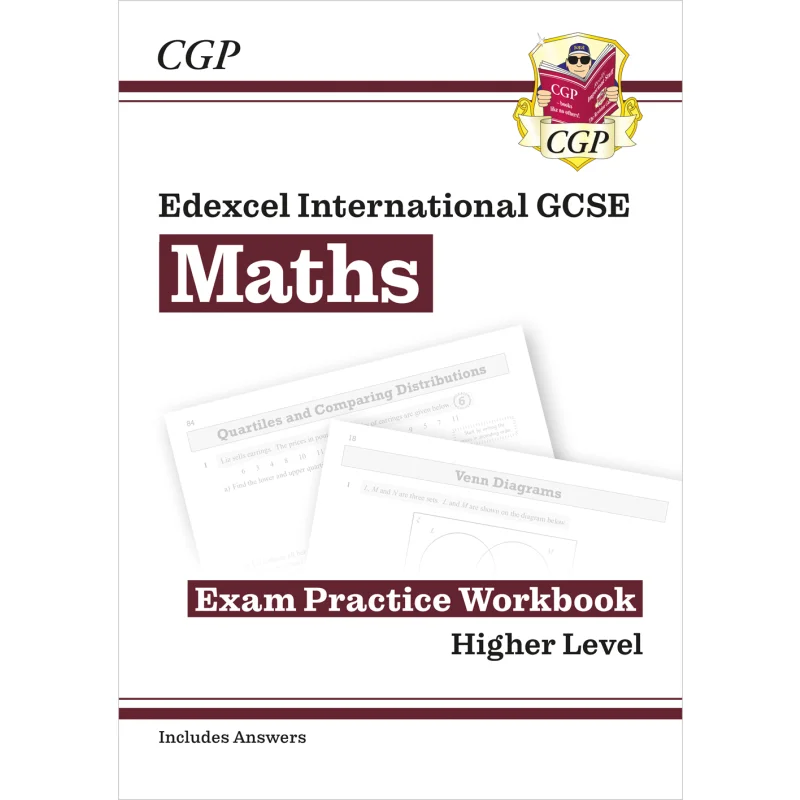 

Новая рабочая тетрадь Edexcel International GCSE для практики математического экзамена, книги CGP высшего со ответами 9781782946700