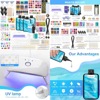 UV Resin Jewelry Craft Starter Kit 1