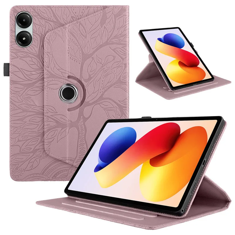360 Degree Rotation Book Case for Xiaomi Poco Pad M1 12.1 2025 12.1 inch Stand Casing