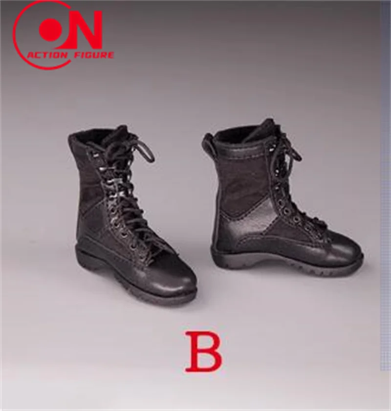 1/6 sk011 botas de combate masculinas sapatos ocos do exército modelo adequado para bonecas de corpo de figura de ação solider de 12 ''