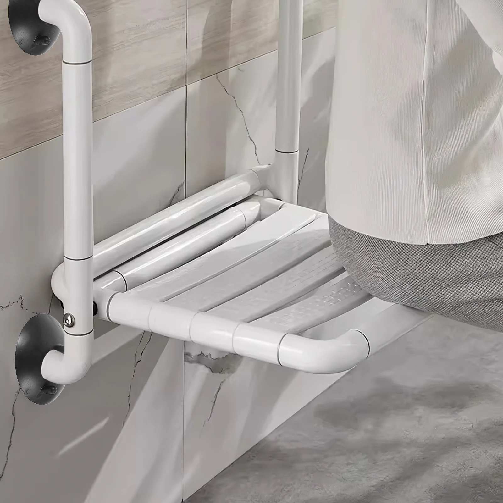 

4pcs Anti-slip Hat Accessories Furniture Feet Tip Chair Leg Caps Screw in Black 8.4cm M6 Non Slip Safety Bath Room Stool