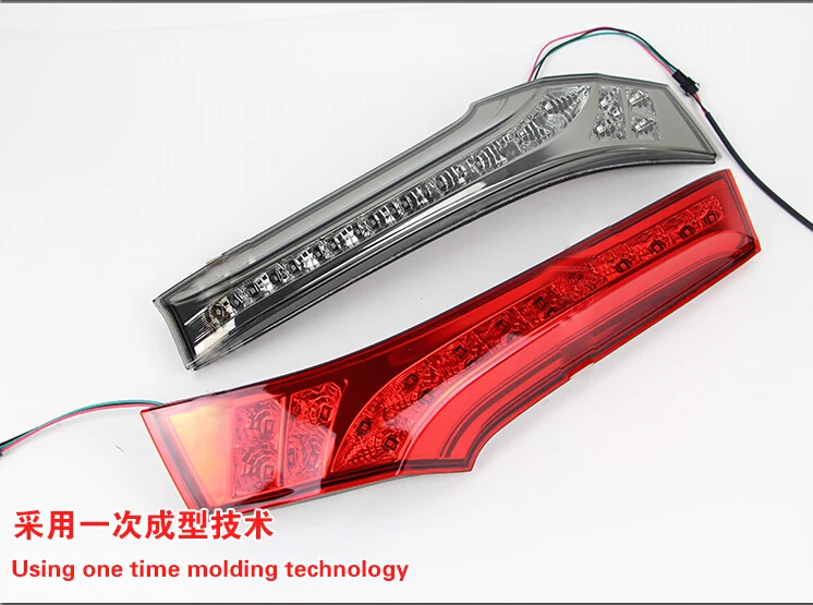 Bumper lamp 2PCS For Honda Jazz Fit taillight 2014 2015 2016 2017 Car LED Fit Jazz Tail Light Rear Bumper Light Brake Light