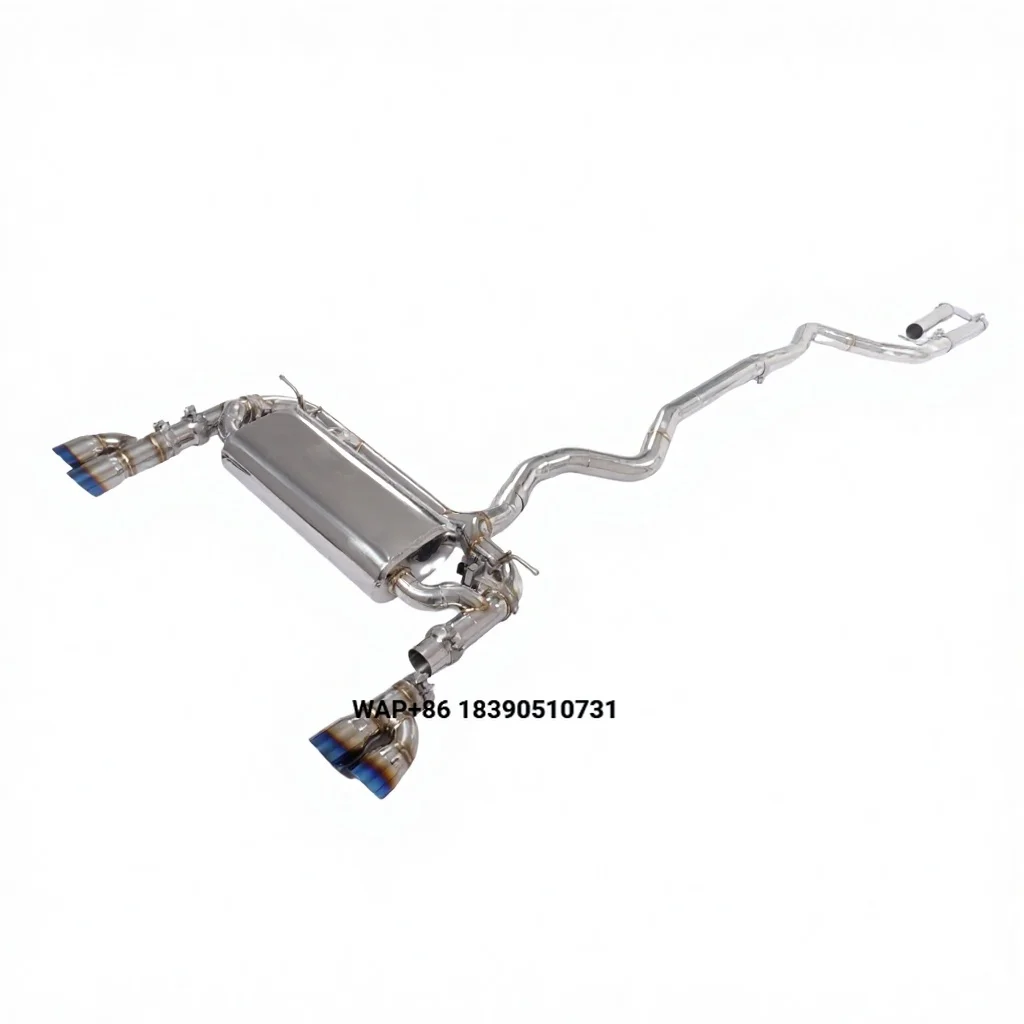 

Sports Car Sound Muffler for 320i 328i 330i F30 F35 N20 B48 Valved High Performance for Back Exhaust Stainless Steel 1.5mm