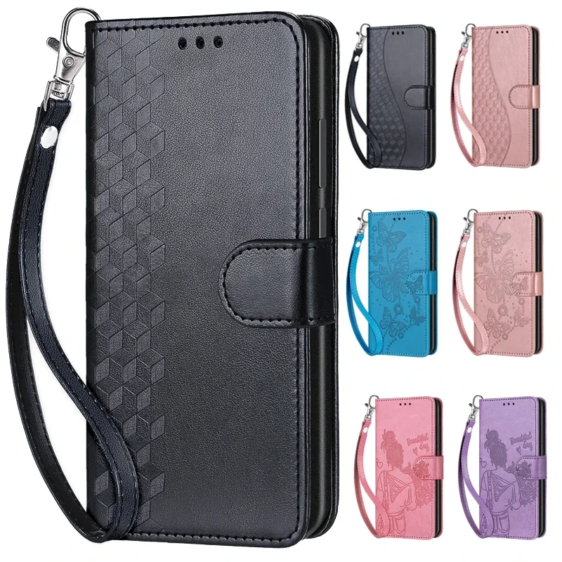 Leather Case For Samsung Galaxy J5 J3 Shockproof Cases Wallet Flip Cover For Sam J6 J4 Plus J530 J330 J600 3D Pattern Etui Coque