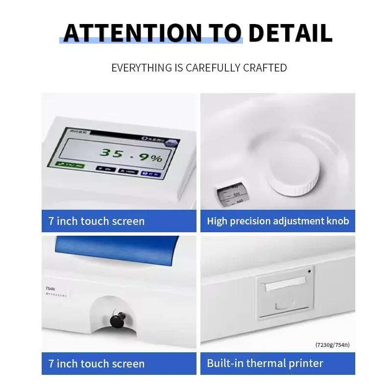 New Double-beam UV-Vis Spectrophotometer Laboratory Visible Spectrophotometer With Automatic Wavelength Setting