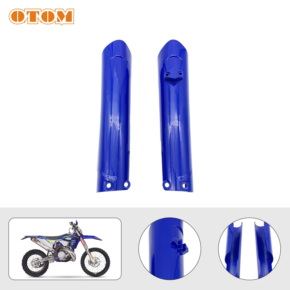 Motorcycle Accessories Fork Protector Blue Front Shock Absorber Guard Cover For SHERCO SE SEF 125 250 300 350 450 500 2017-2023