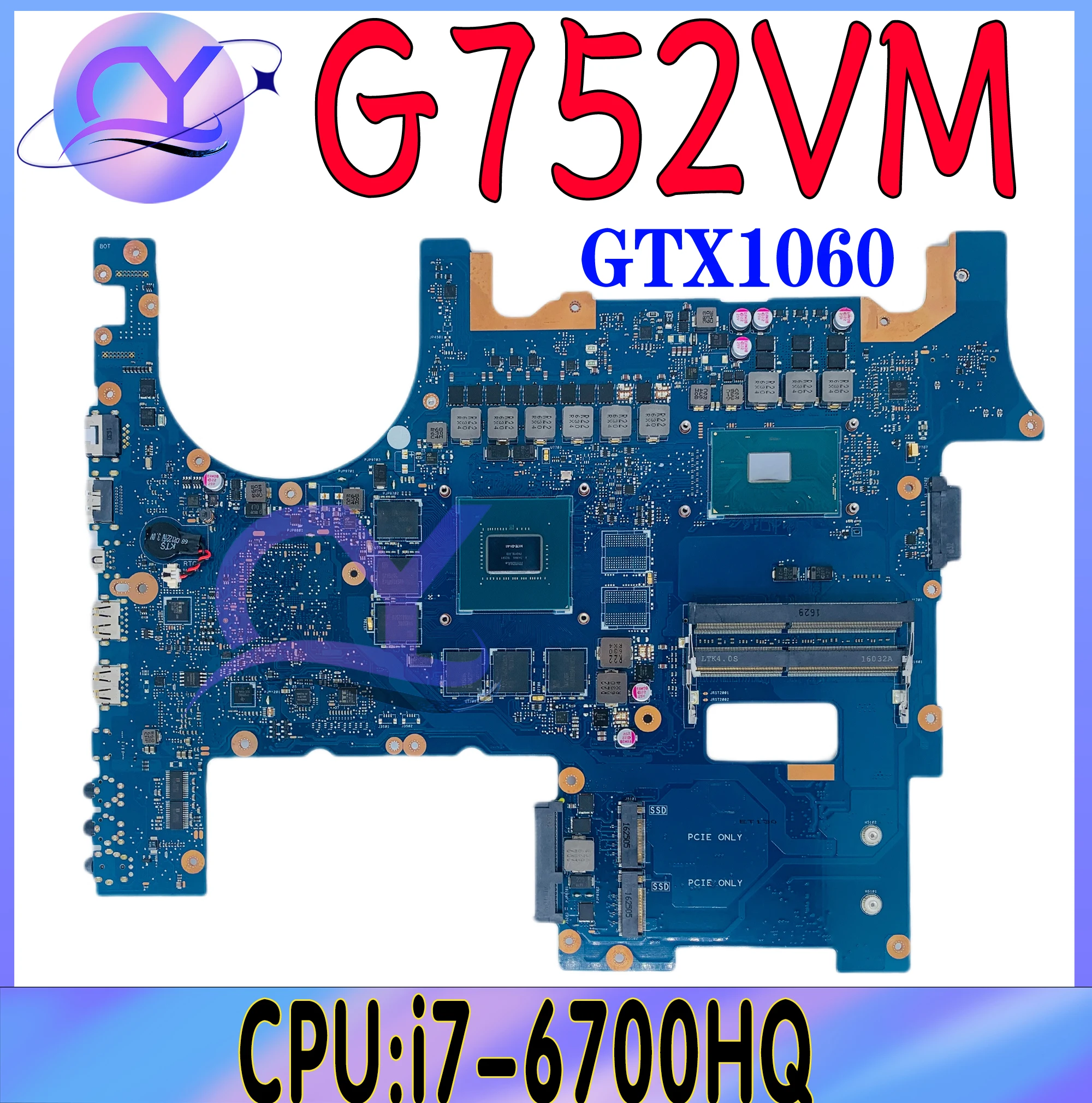 G752vs mainboard für asus rog g752v g752vsk g752vm laptop motherboard mit i7-6700HQ i7-6820HK i7-7700HQ i7-7820HK gtx1060/1070