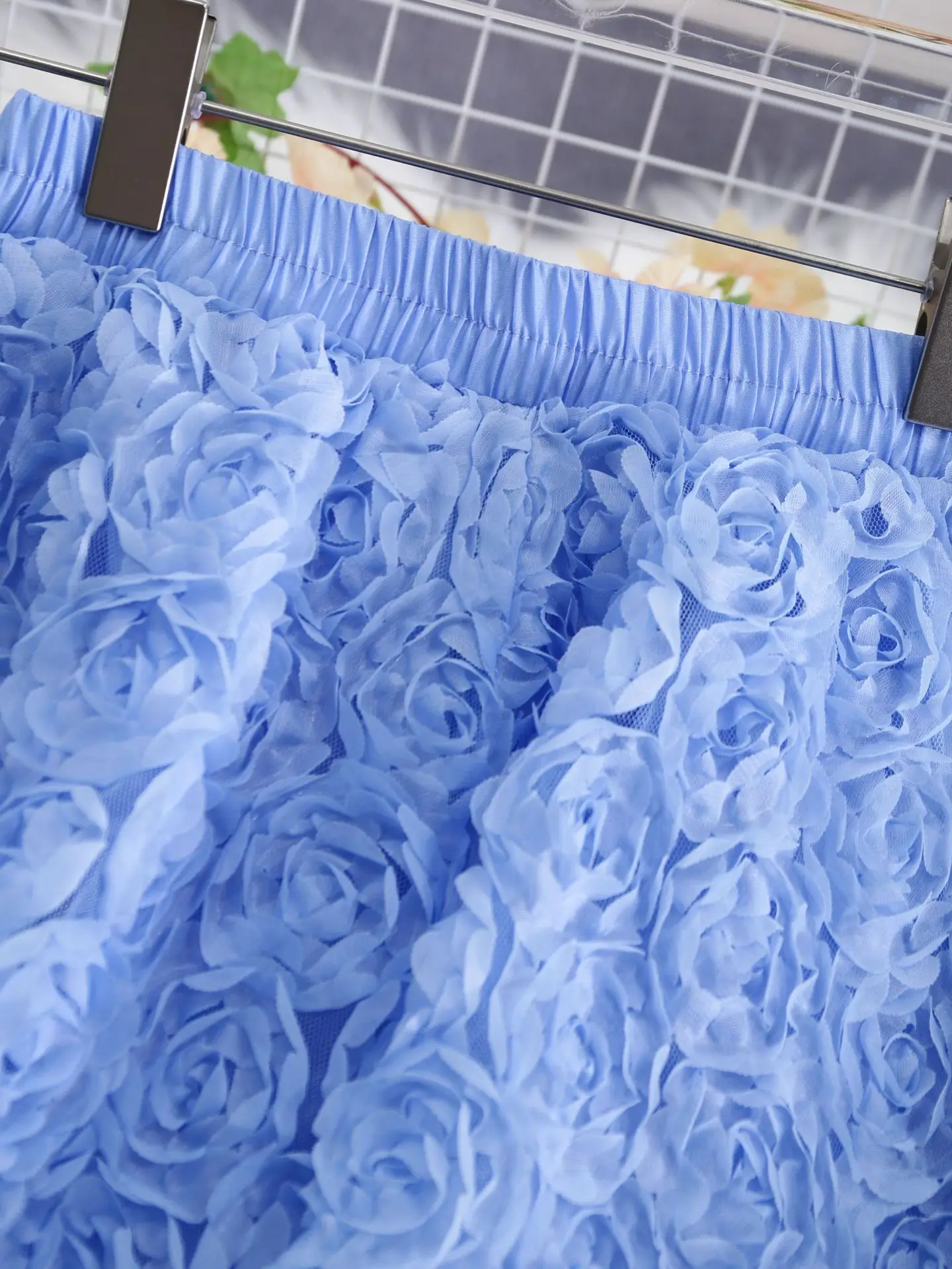 Plus Size Spring Summer 2026 Fashion Women High Waist Solid Color Polyester Long Maxi Skirts Casual Women Clothing