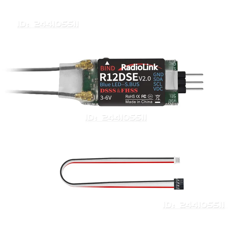 RadioLink R6DS R6DSM R9DS R12DS R12DSM R12DSE 6/9/10/12CH 2,4G Empfänger für AT10II/AT10/AT9S Pro/AT9S/AT9 RC Auto Roboter Drone