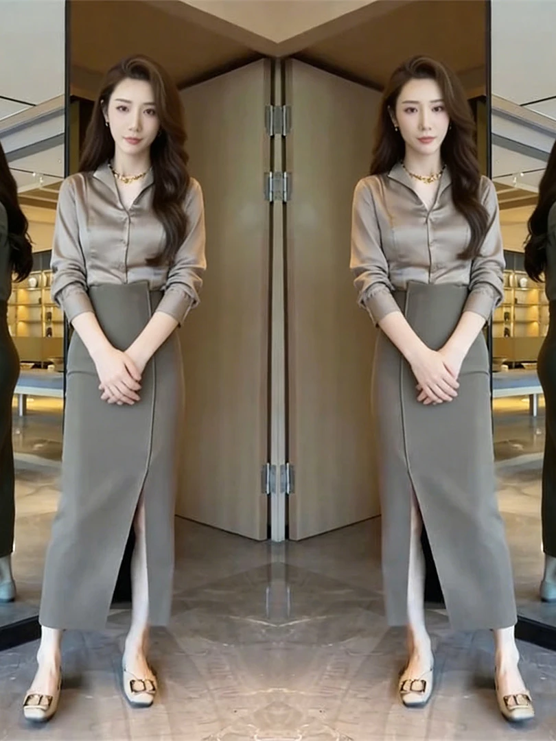 Elegant High Waist Slit Satin - огляд і ціна Women Fashion Over The Years